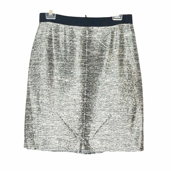 Kate Spade New York Kylie Skirt Black Silver Cream - Picture 1 of 11